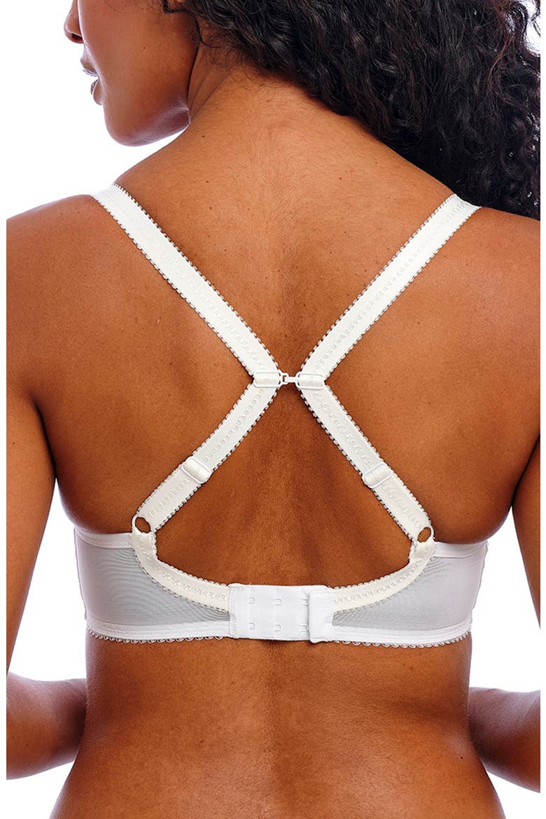 Fascinate Underwire Plunge T-Shirt Bra, Alternate, color, WHITE