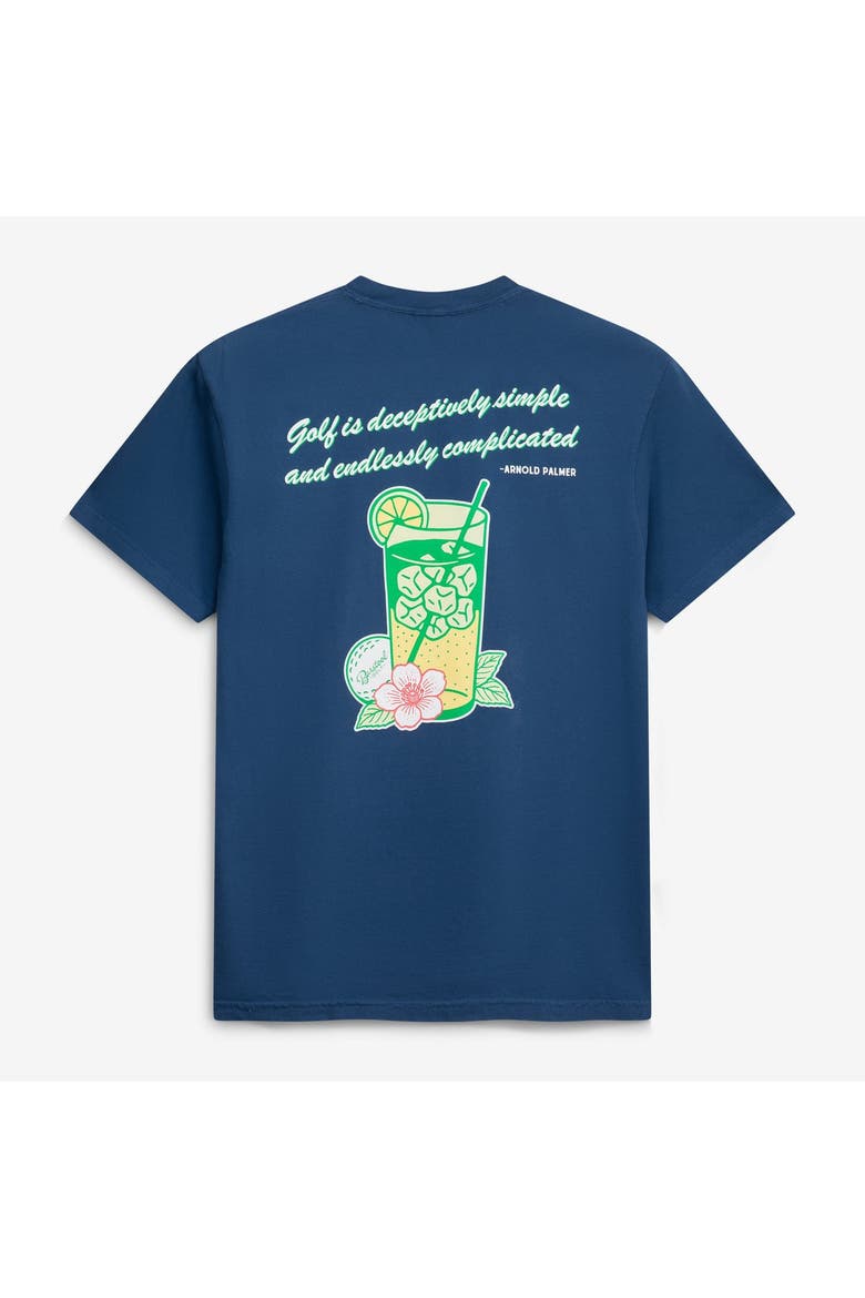 Men's Barstool Golf  Navy Arnold Palmer Invitational Golf Is Simple T-Shirt, Alternate, color, Navy