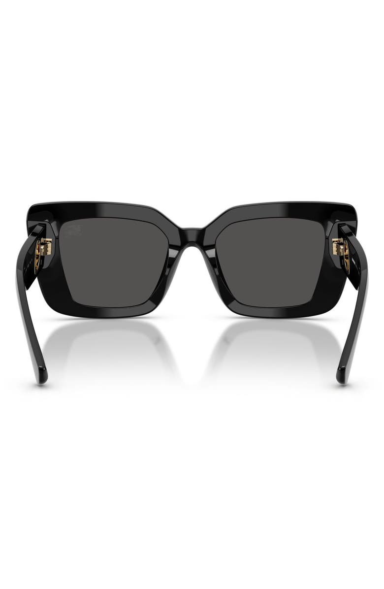 Burberry 51mm Cat Eye Sunglasses, Alternate, color, Black / Dark Grey