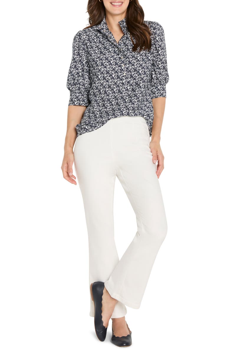 NIC+ZOE Etched Hearts Shirt, Alternate, color, Indigo Multi