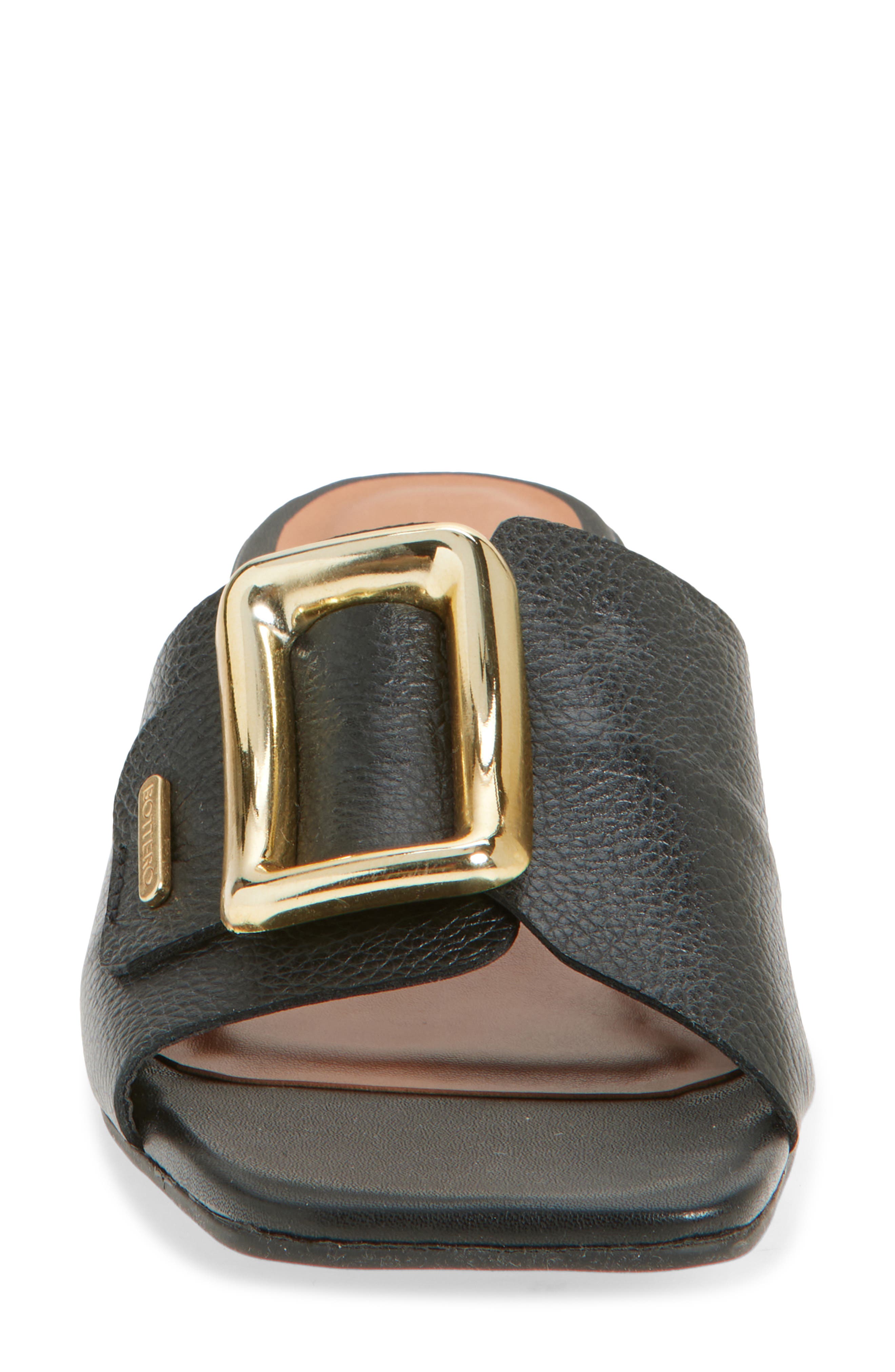 Bottero Eduarda Slide Sandal, Alternate, color, Preto