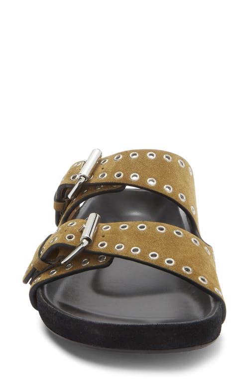 Isabel Marant Lennoyo Slide Sandal In Brown