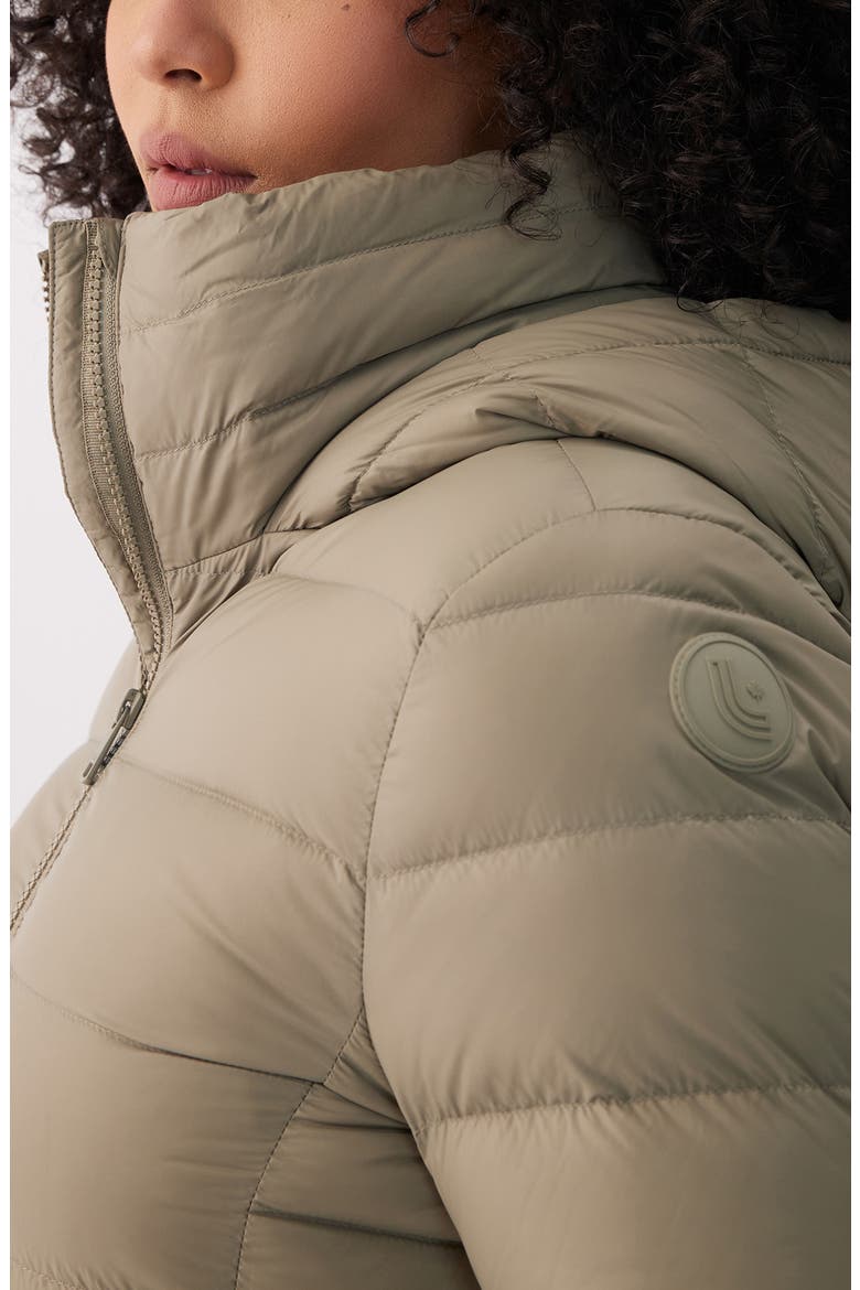 Emy Packable Hooded Puffer Jacket, Alternate, color, HAZEL