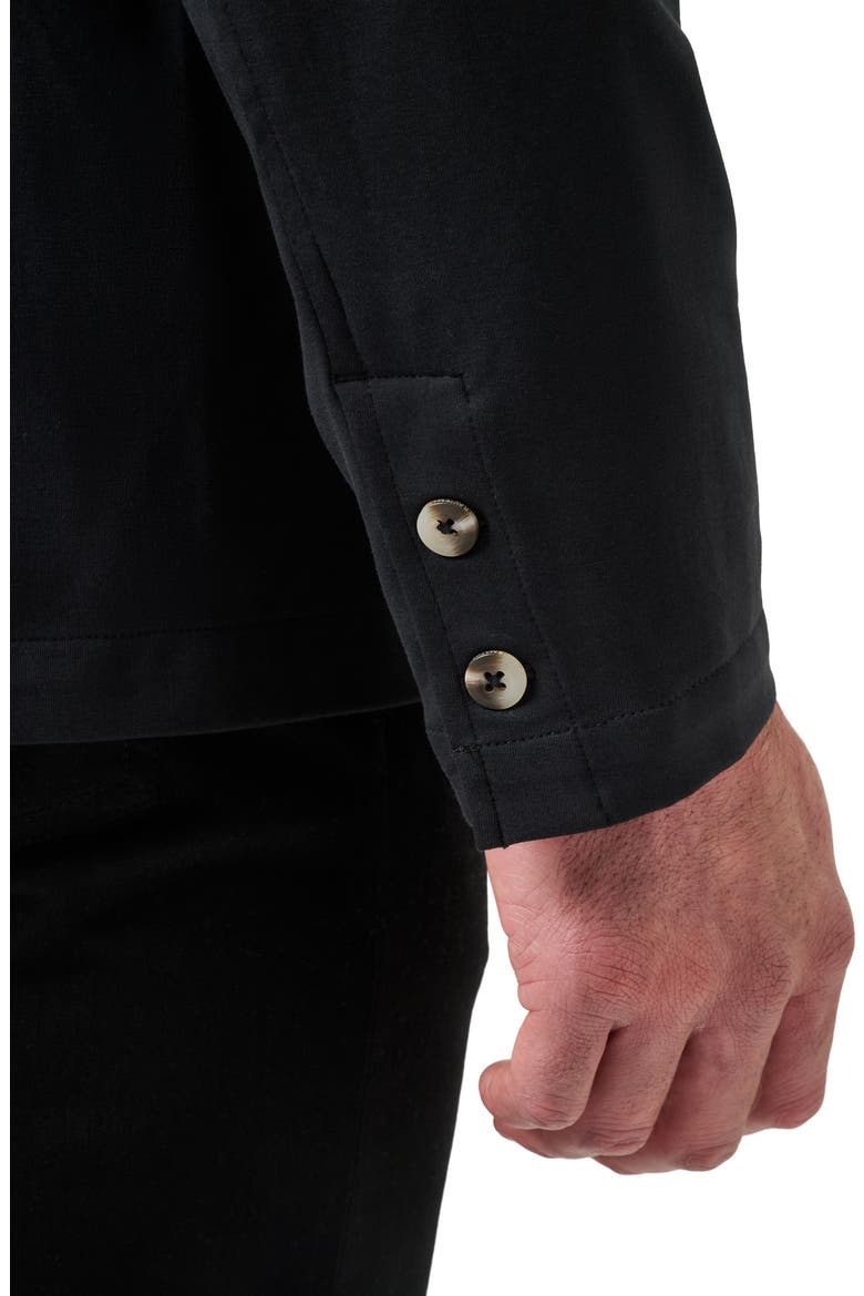 Stretchknit Cotton Blend Blazer, Alternate, color, BLACK