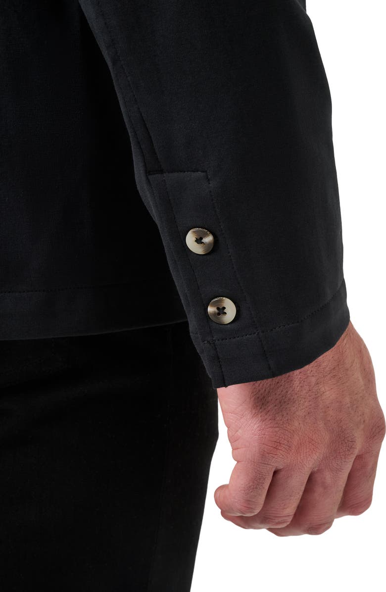 TravisMathew Stretchknit Cotton Blend Blazer, Alternate, color, Black