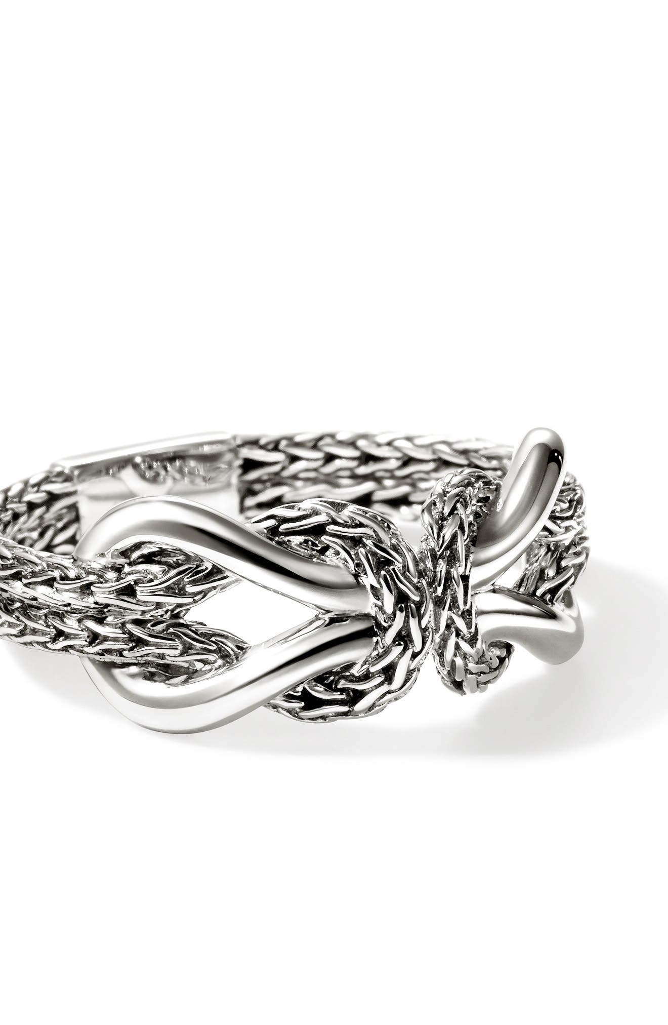 John Hardy Infinite Love Knot Sterling Silver Band Ring (Women) | Nordstrom