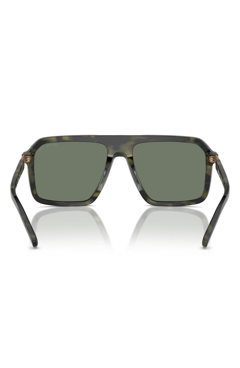 Michael Kors Murren 58mm Square Sunglasses, Alternate, color, Olive Tortoise / Olive Green