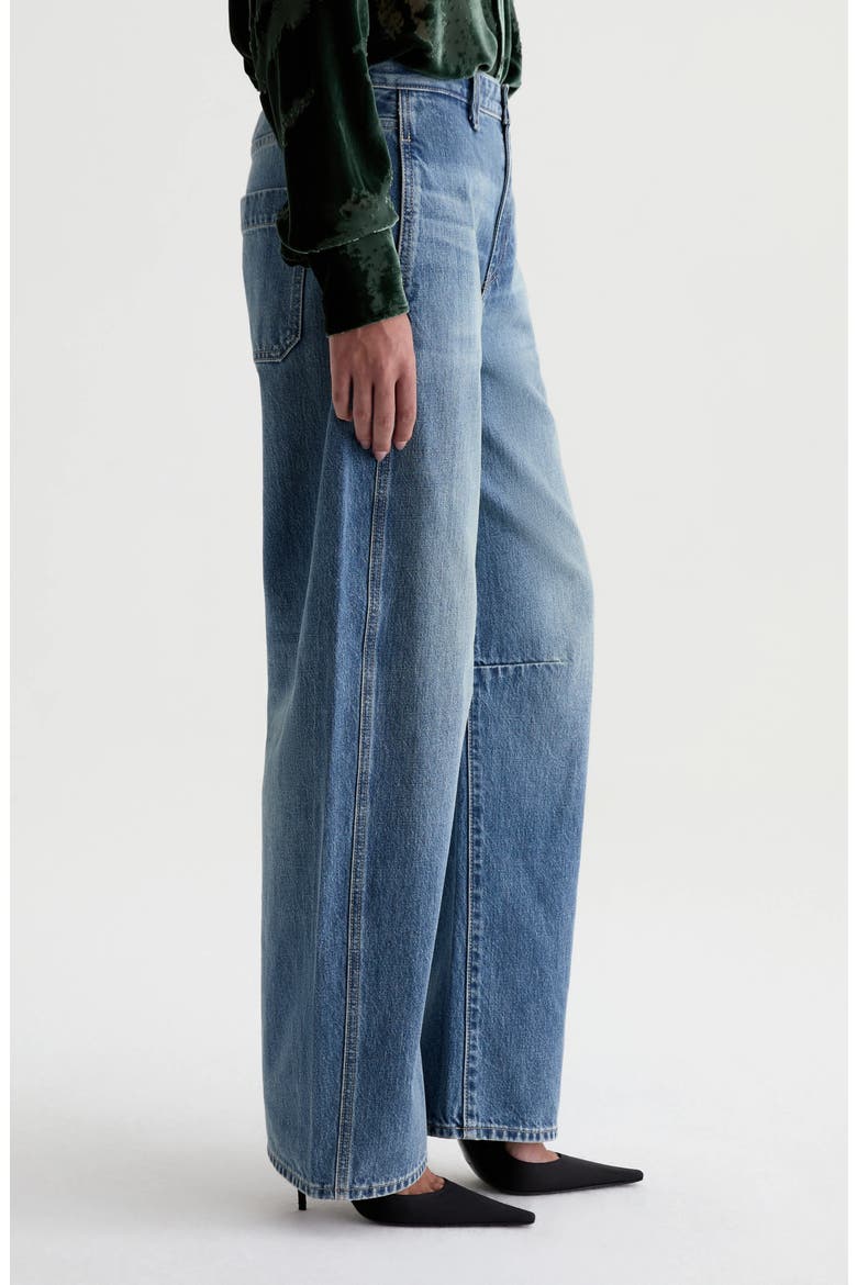 Mercer High Waist Barrel Jeans, Alternate, color, VIBRATO