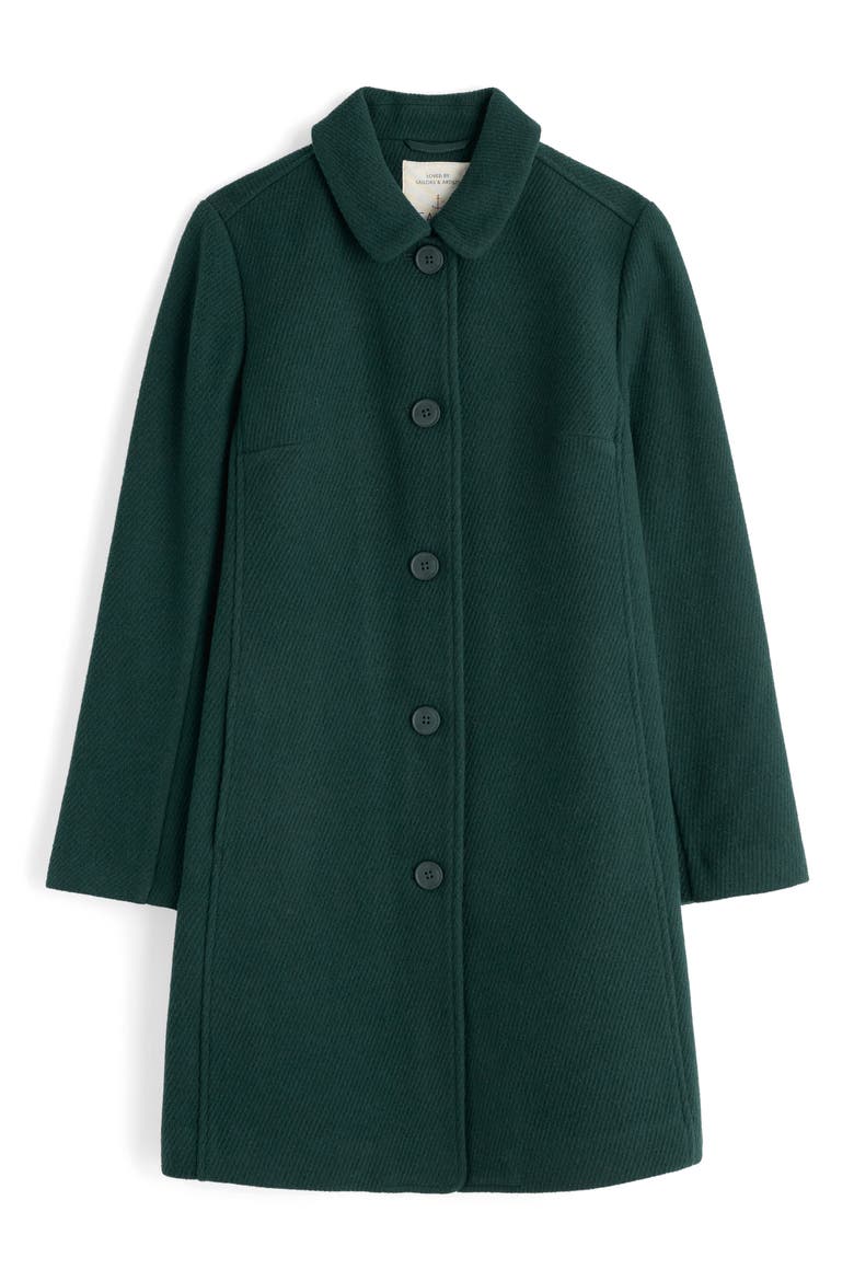 Wood Cabin Coat, Alternate, color, VERTE