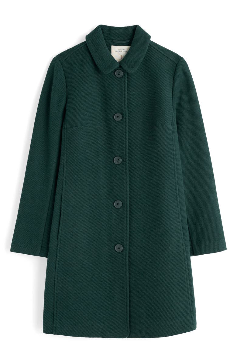 Seasalt Cornwall Wood Cabin Coat, Alternate, color, Verte