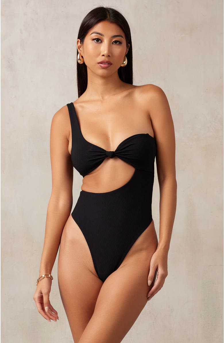 MBM Swim Dawn One-Piece Swimsuit, Alternate, color, Black