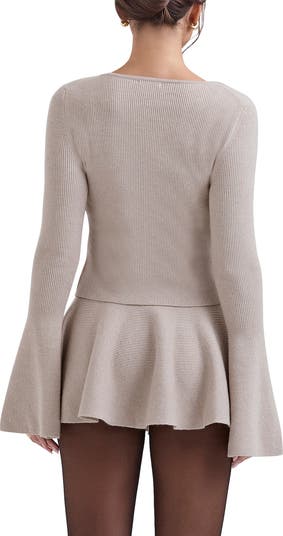 Aster Flared Cuff Cardigan