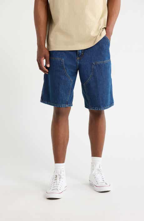 Double Knee Denim Shorts