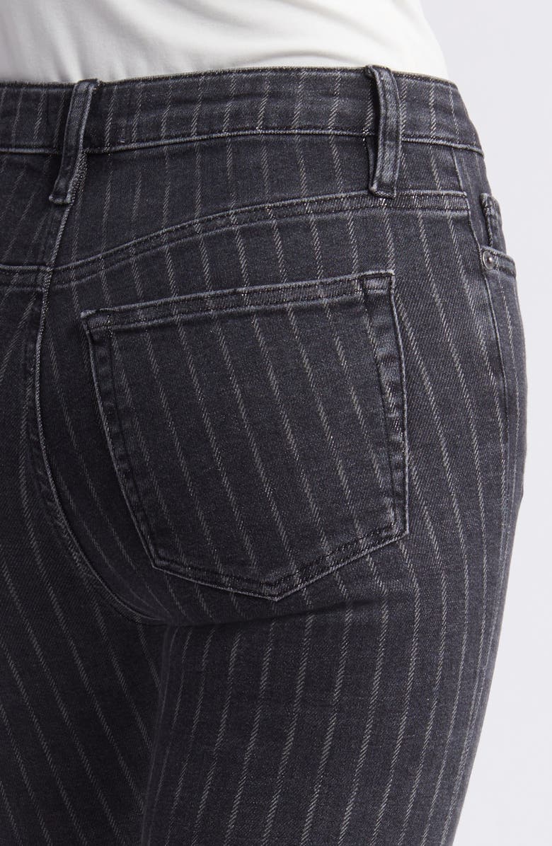 FRAME Le Crop Mini Bootcut Jeans, Alternate, color, Charcoal Pinstripe