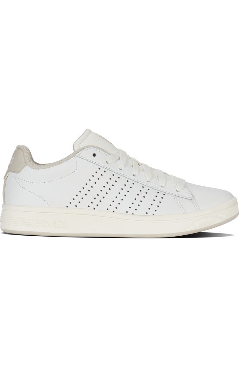 K-Swiss Court Base II Sneaker, Alternate, color, Cloud/Oatmeal/Rose