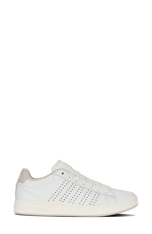 K-swiss Court Base Ii Sneaker In Cloud/oatmeal/rose