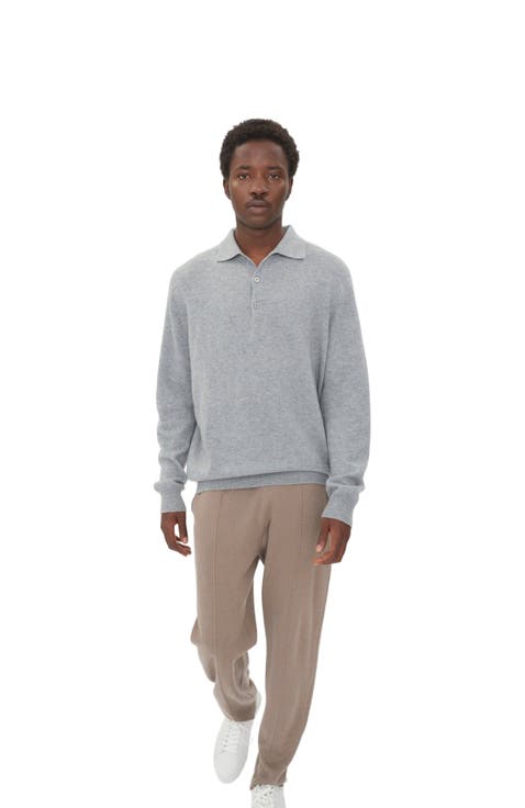 Essential Cashmere Polo Sweater