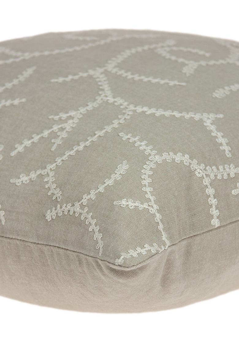 Nabia Transitional Pillow - 20" x 20" - Beige, Alternate, color, BEIGE