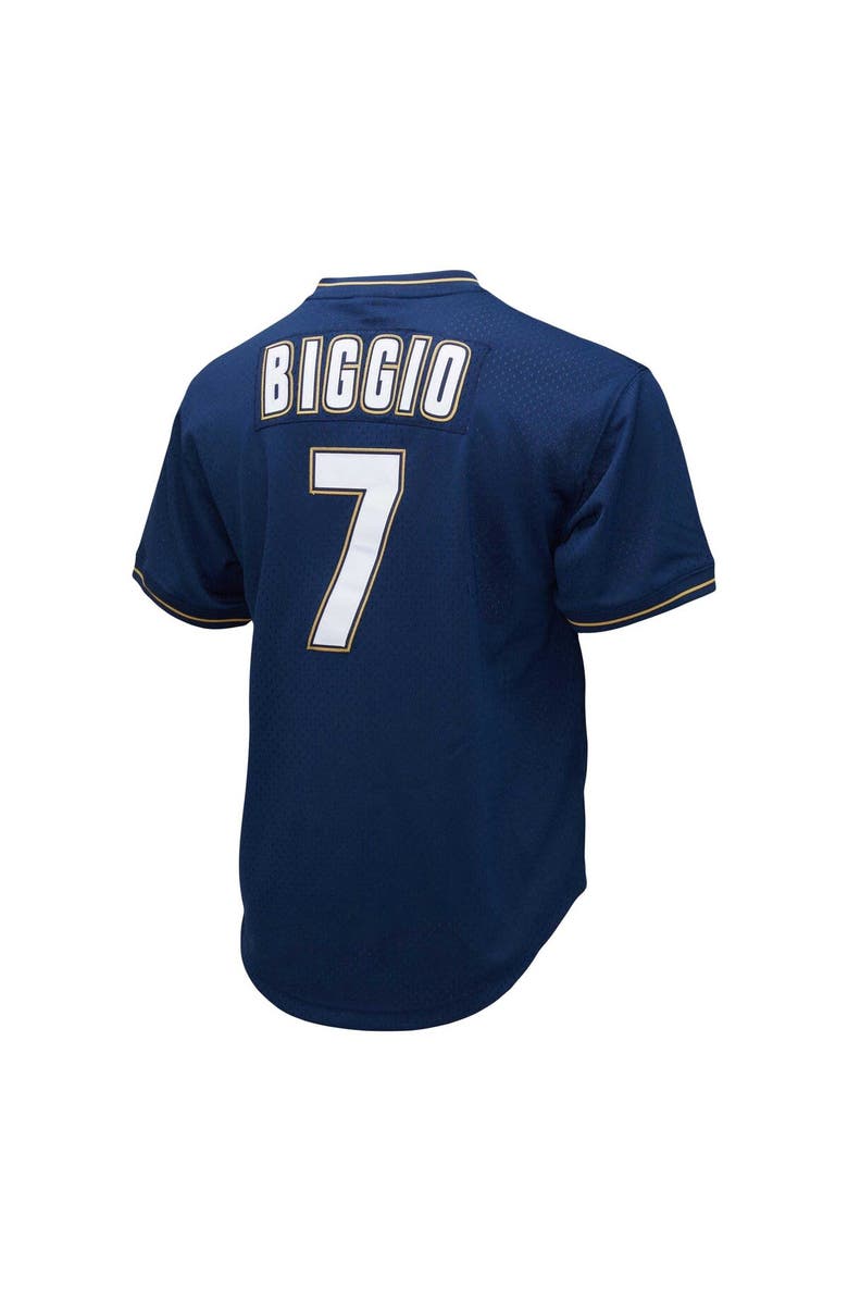 Mitchell & Ness Men's Mitchell & Ness Craig Biggio Navy Houston Astros 1991 Cooperstown Collection Mesh Pullover Jersey, Alternate, color, Navy