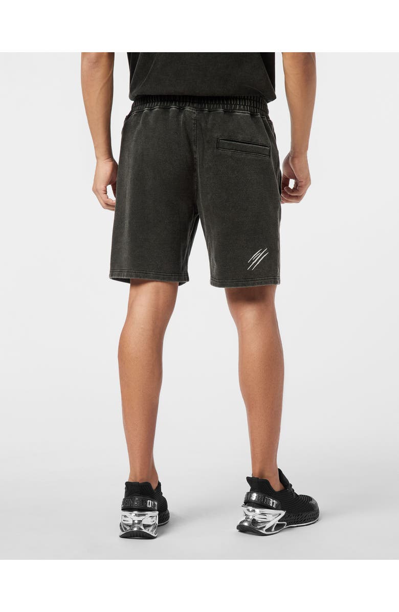 PLEIN SPORT Jogging Shorts Cold Dye Men, Alternate, color, Black
