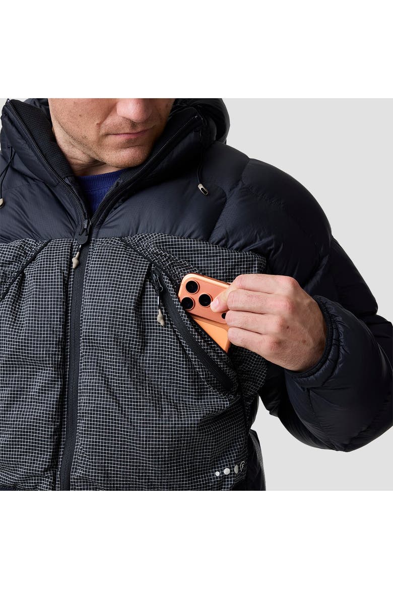Waas Allied Down Belay Jacket, Alternate, color, Black