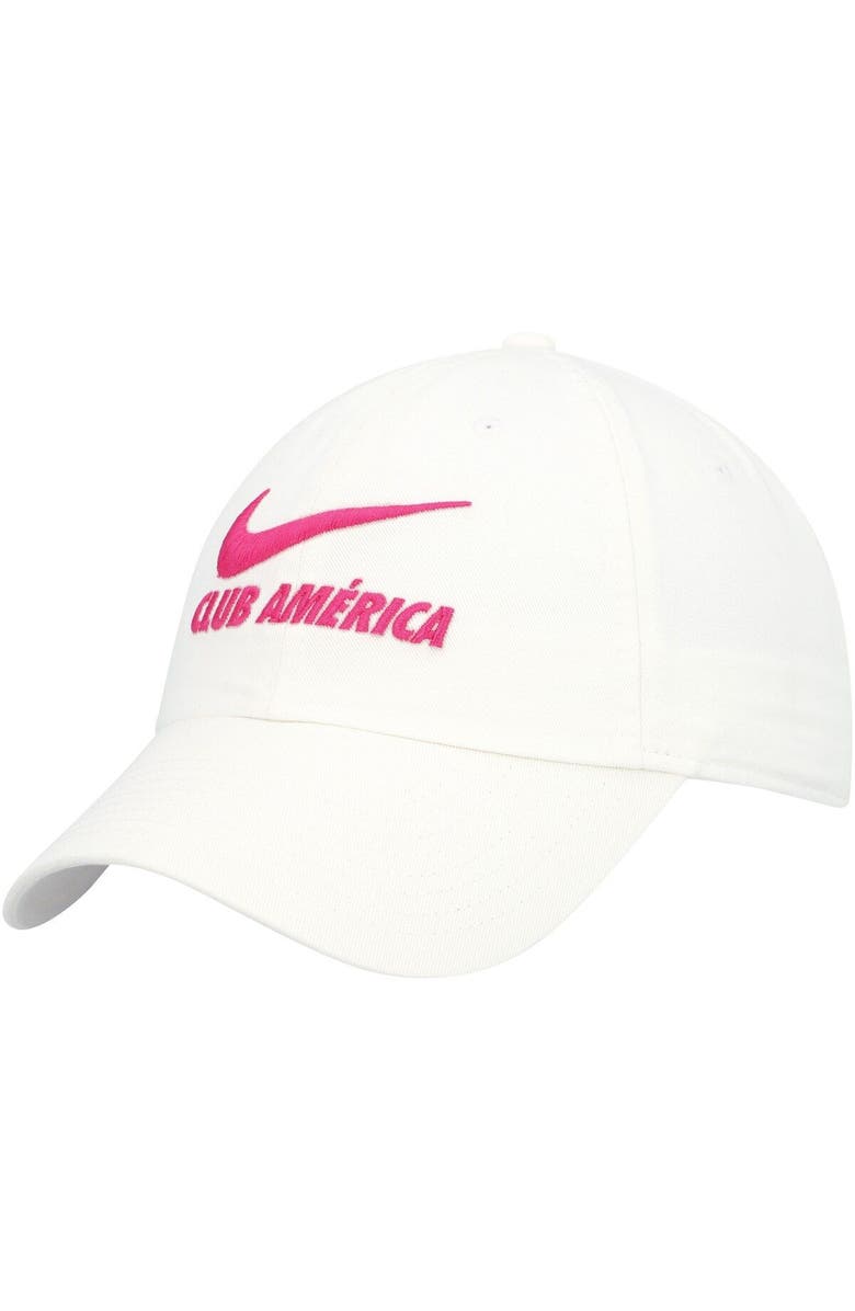 Nike Women's Nike White Club America Campus Adjustable Hat, Main, color,