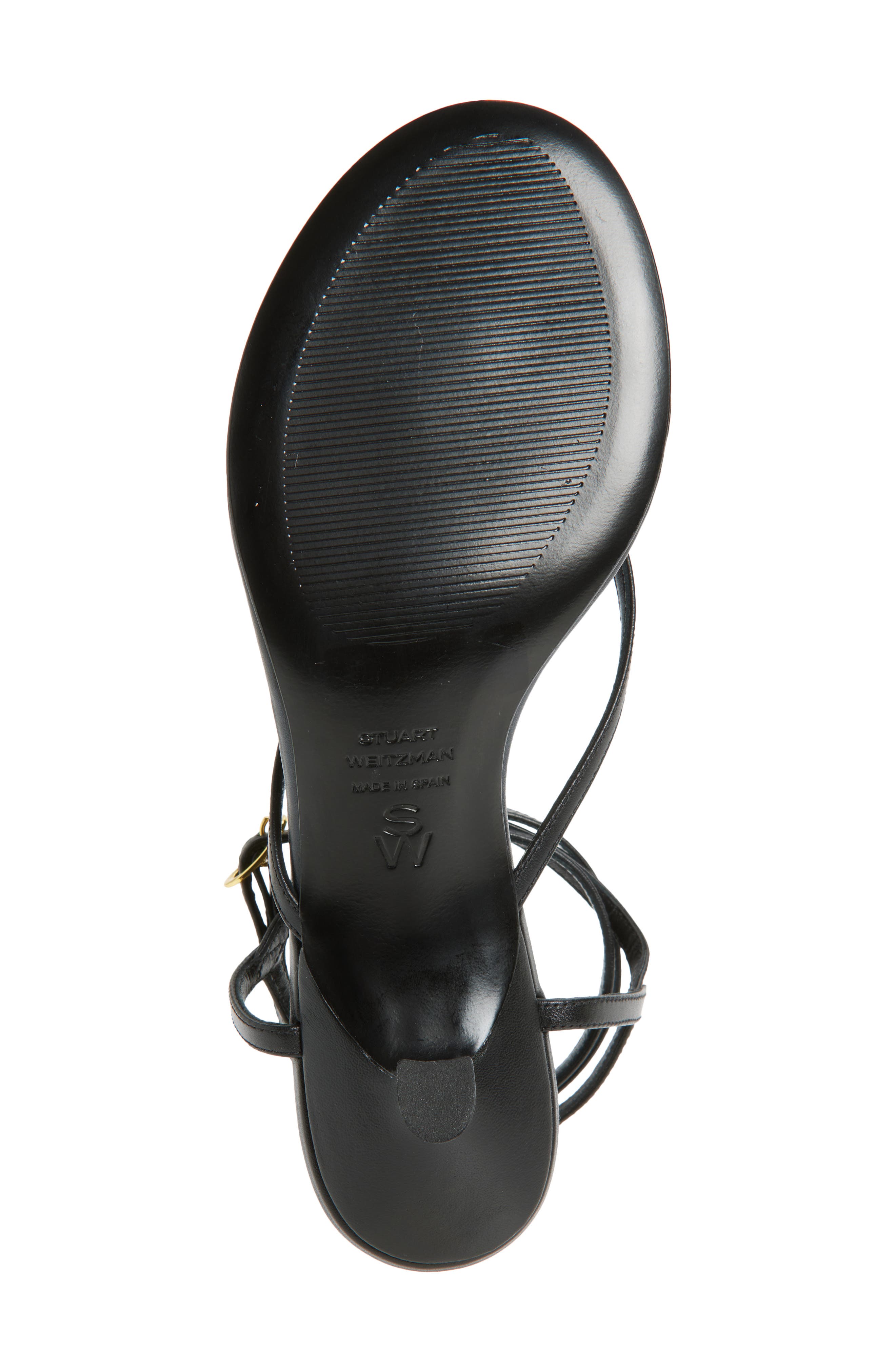 Stuart Weitzman Cabo II Sandal, Alternate, color, Black