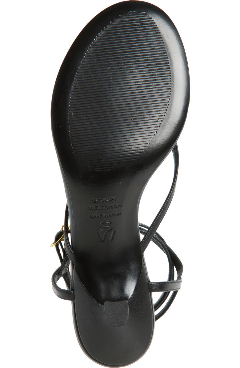 Stuart Weitzman Cabo II Sandal, Alternate, color, Black