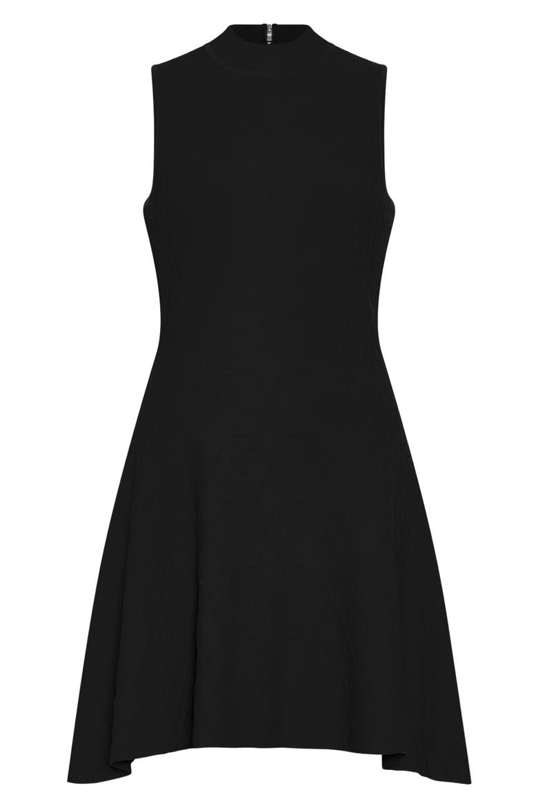 Riley Knit Minidress, Alternate, color, BLACK