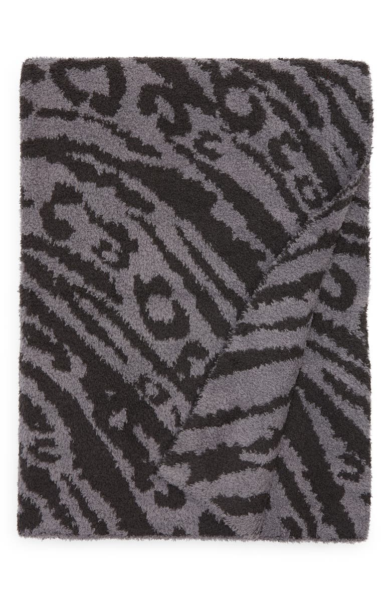 Barefoot Dreams<sup>®</sup> CozyChic<sup>™</sup> Leopard Stripe Throw Blanket, Main, color, 