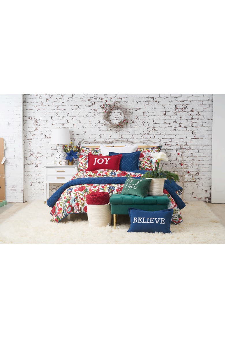 Bella Winter Bedding Single Quilt, Alternate, color, Red