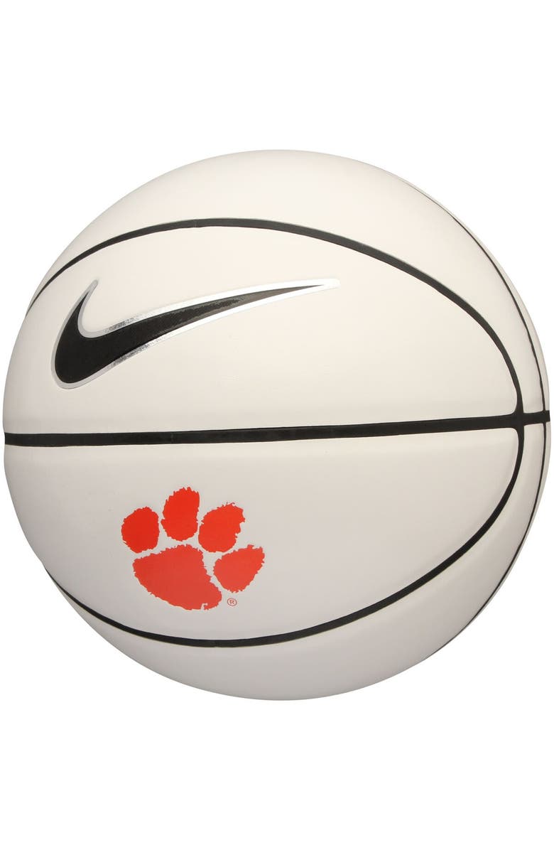 Nike Clemson Tigers Autographic Basketball, Alternate, color,
