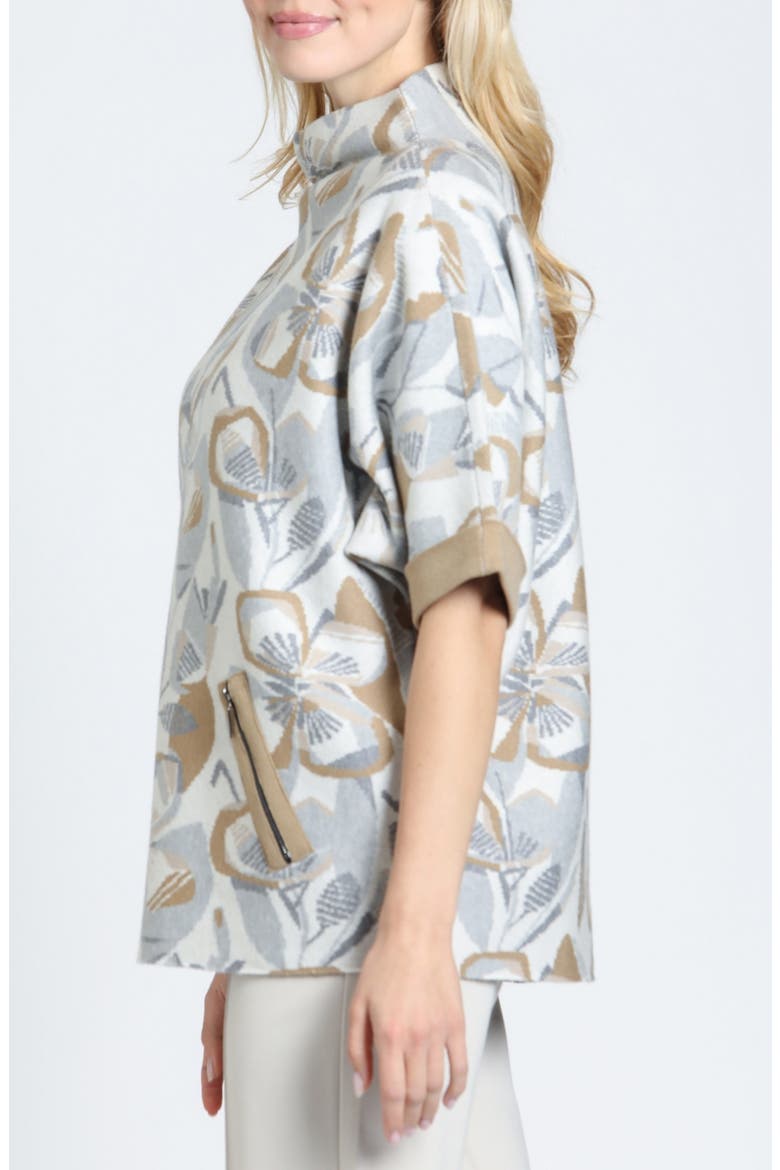 Abstract Bloom Sweater, Alternate, color, CHAI LATTE
