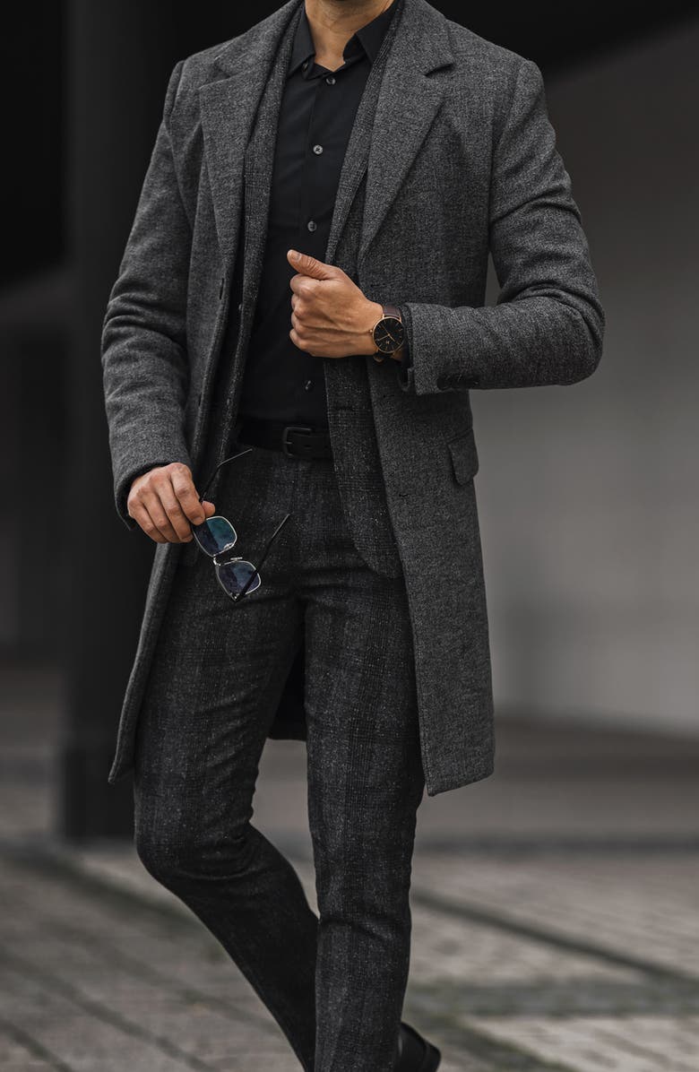 MVMT Legacy Slim Leather Strap Watch, 42mm, Alternate, color,