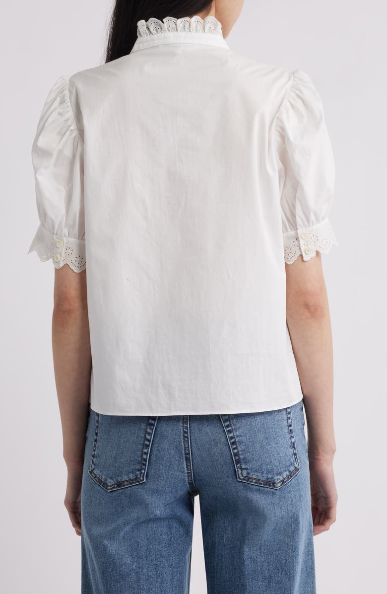 FRAME The Eyelet Inset Top, Alternate, color,