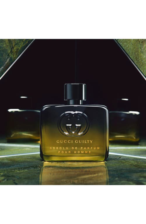 Gucci Guilty Absolu De Parfum Pour Homme In Transparent