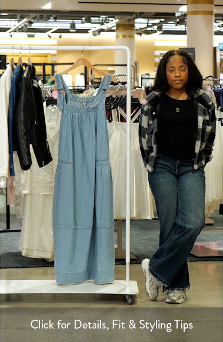 Machu Cotton Chambray Midi Dress, sales video thumbnail