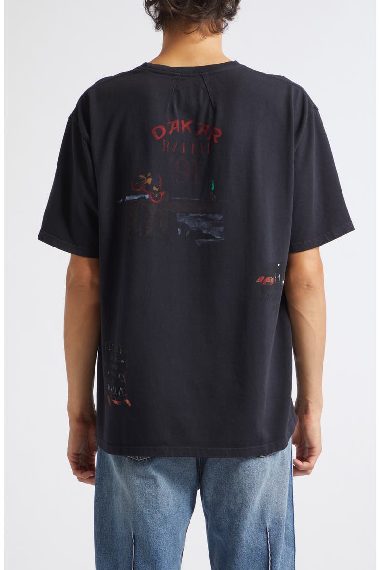 Carnet de Voyage Graphic T-Shirt, Alternate, color, VINTAGE BLACK/ MULTI