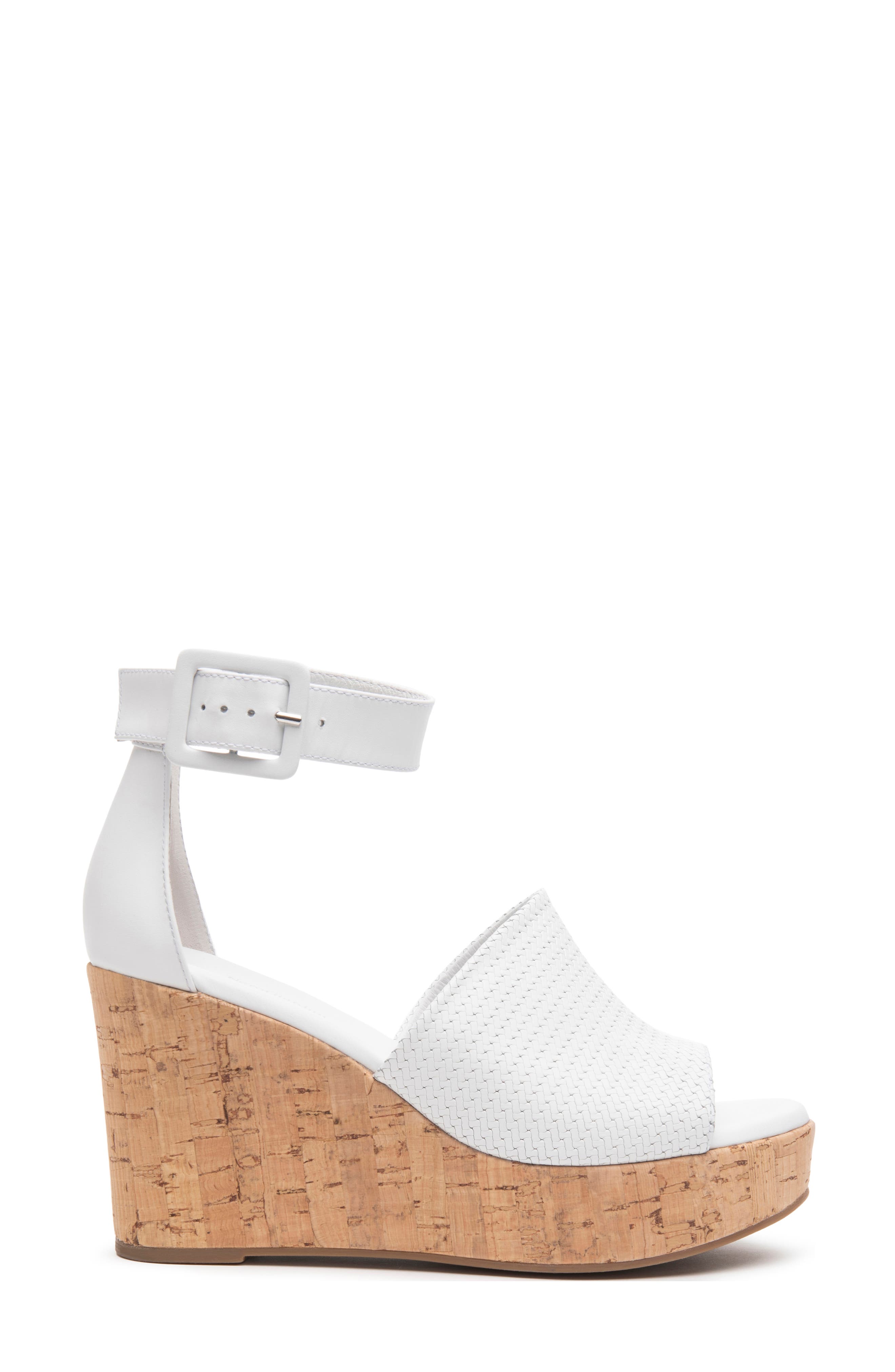 NeroGiardini Cork Wedge Sandal, Alternate, color, 