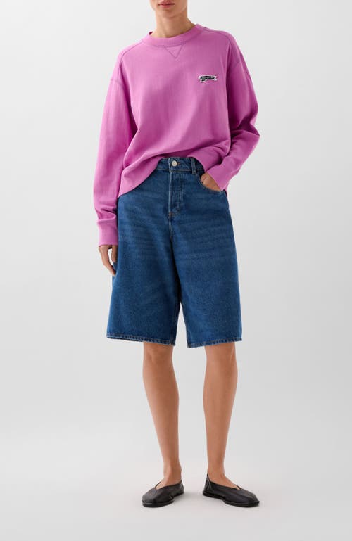Scalpers Waffle Patch Sweater In Purple