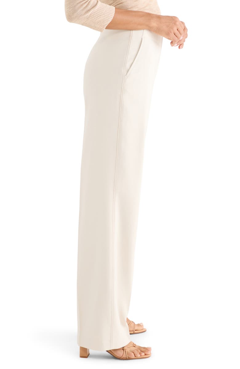NIC+ZOE Lenox Accent Stitch Wide Leg Stretch Pants, Alternate, color, 