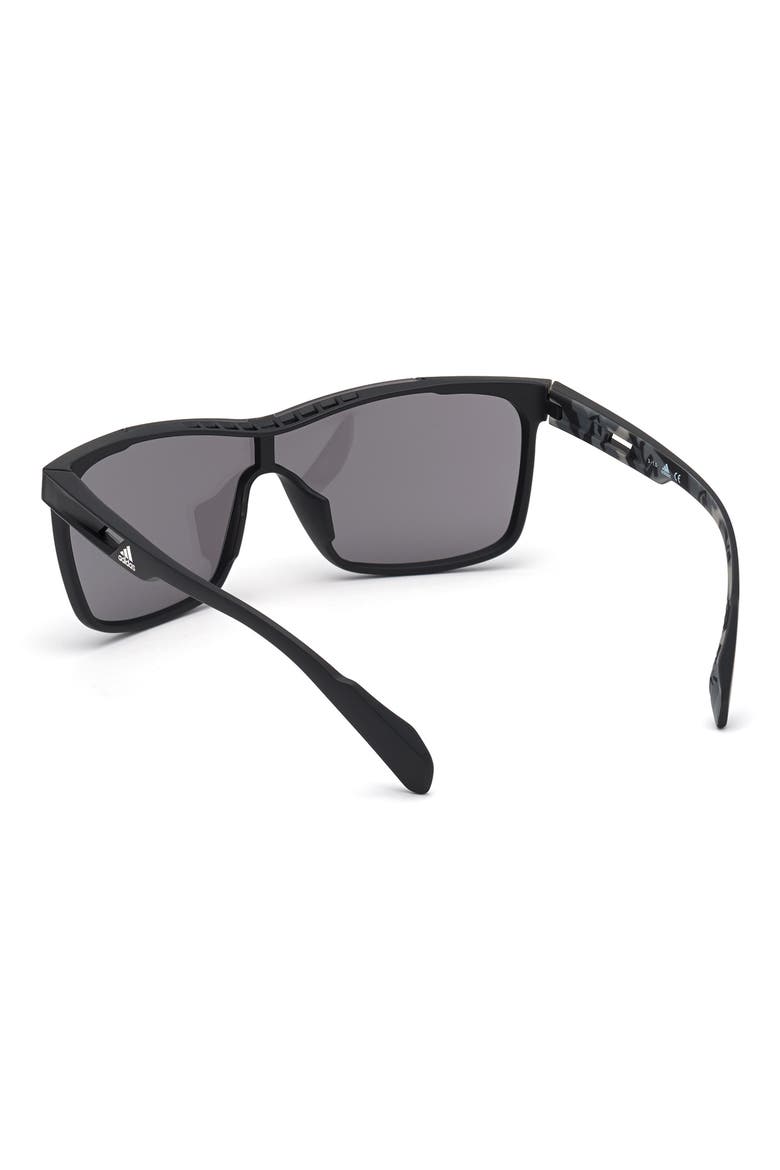 Shield Sunglasses, Alternate, color, MATTE BLACK / SMOKE MIRROR