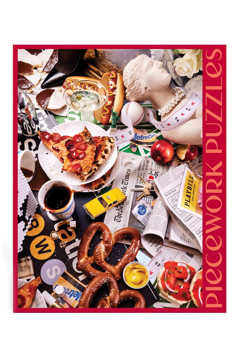 New York 1000-Piece Jigsaw Puzzle, Alternate, color, RED