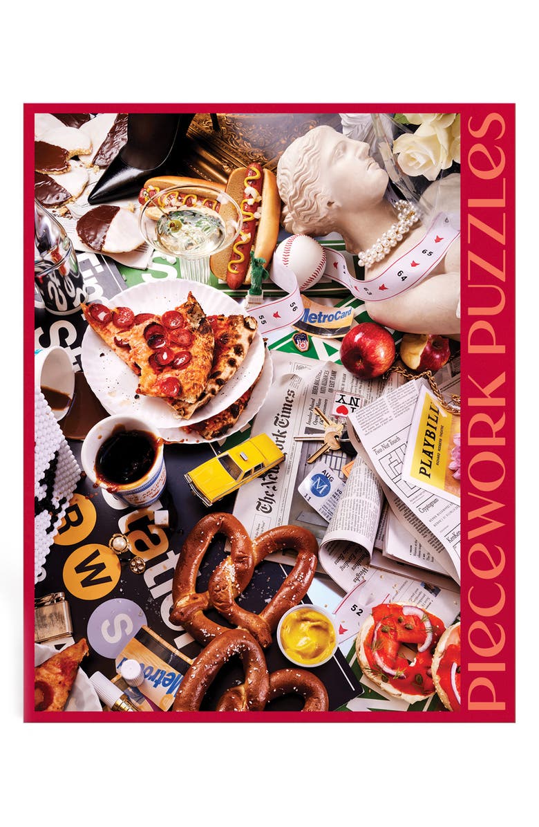 PIECEWORK PUZZLES New York 1000-Piece Jigsaw Puzzle, Alternate, color, Red