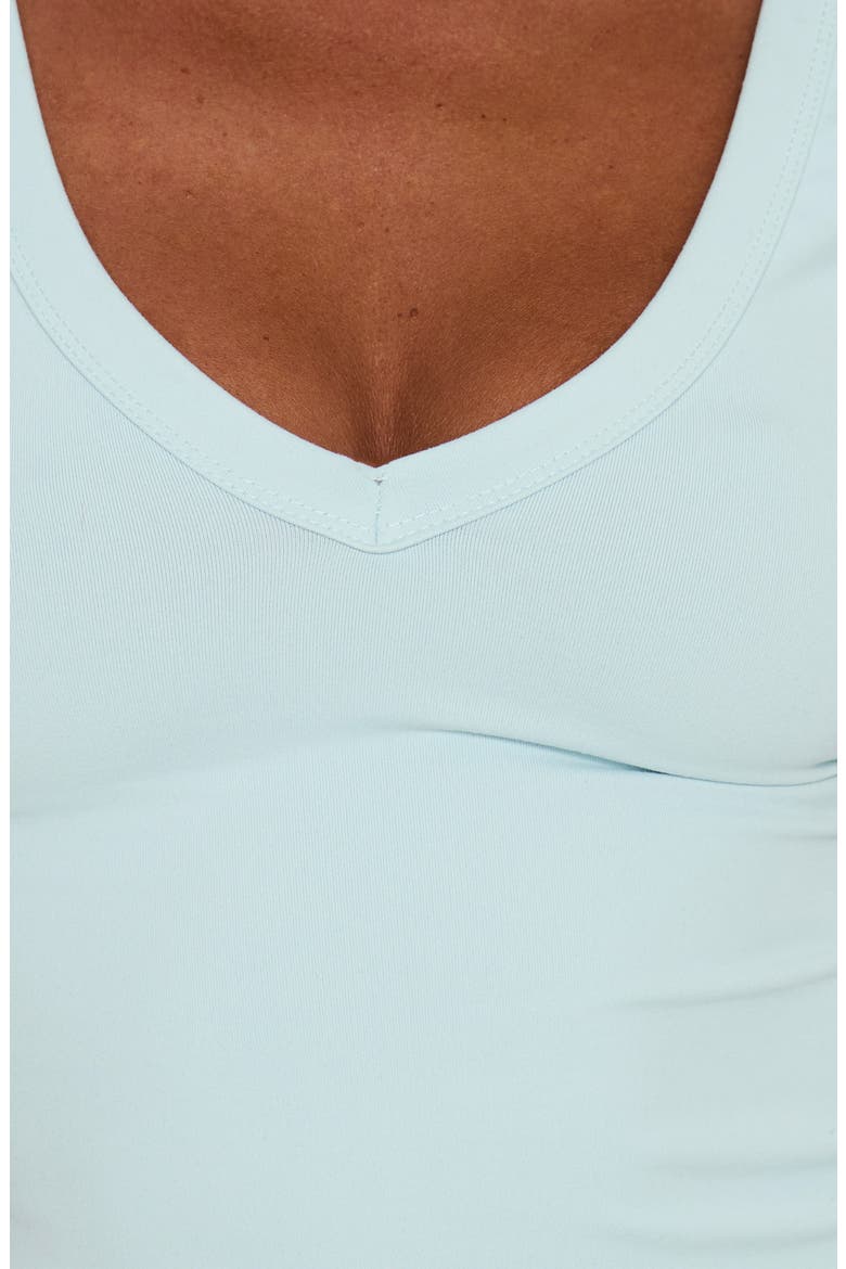 Daily Define V-Neck Top, Alternate, color, ICY BLUE