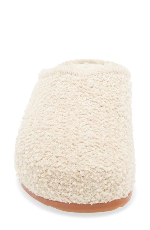 Rothys Rothy's The Cozy Faux Shearling Lined Clog In Neutral