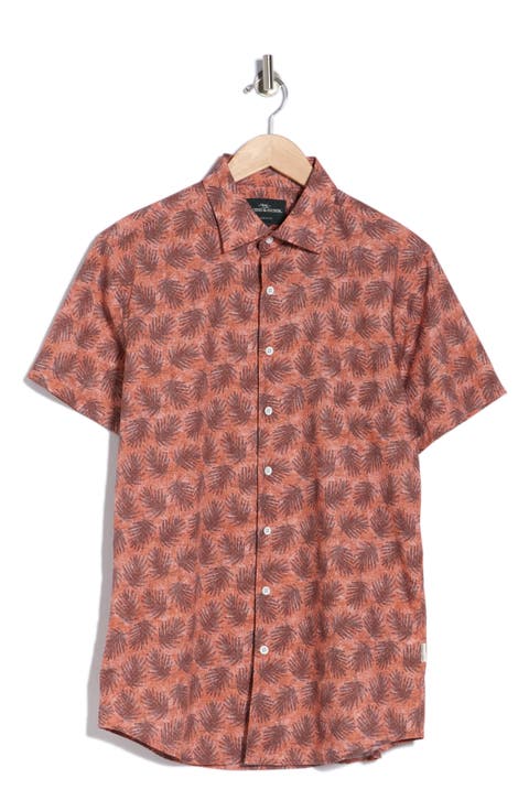 Berkely Short Sleeve Cotton Button-Up Shirt