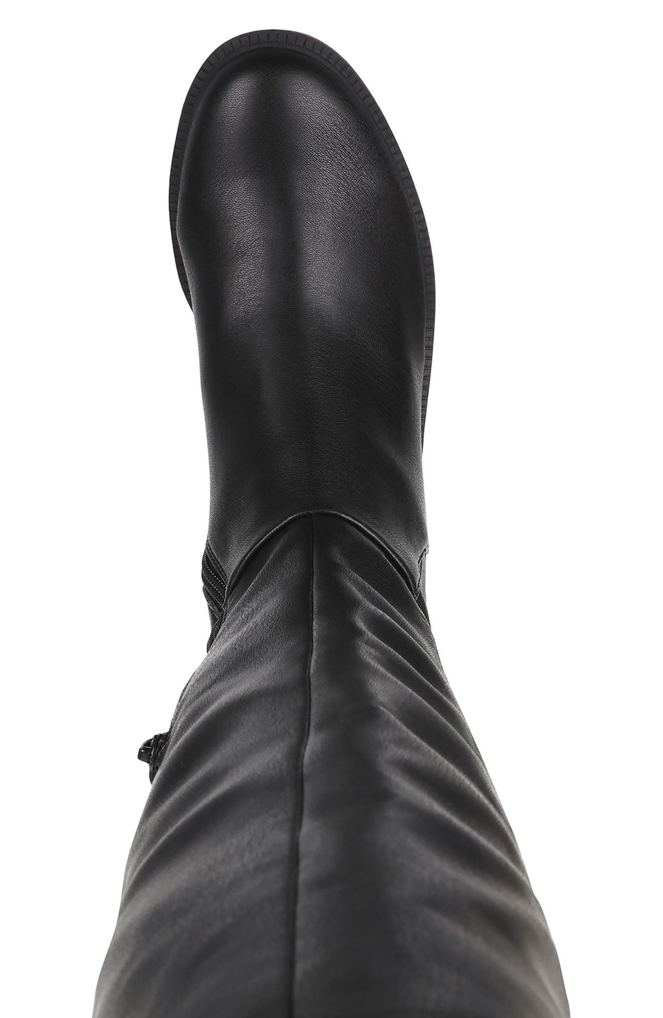 DV Dolce Vita Tall Shaft Lug Sole Boot, Alternate, color, BLACK