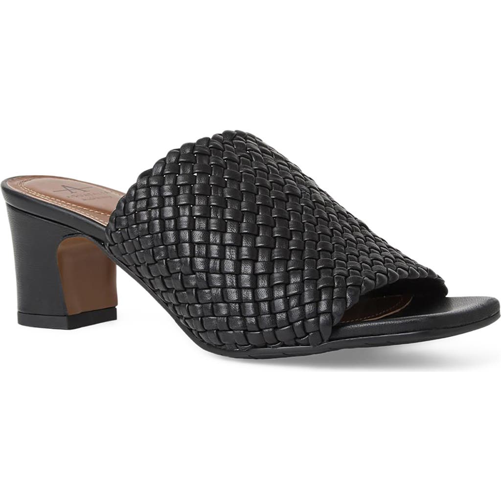 Aquatalia Laquila Slide Sandal In Black