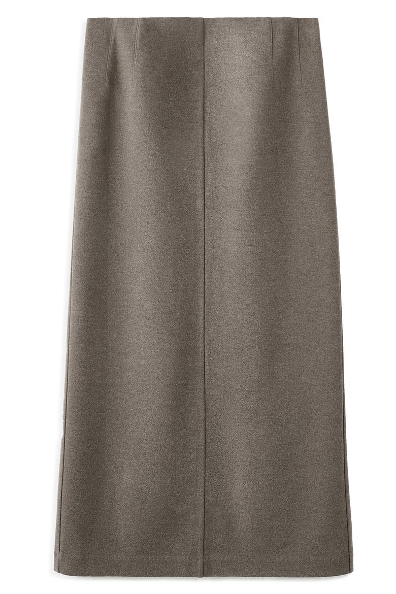Opening Pencil Skirt, Alternate, color, MEDIUM BROWN